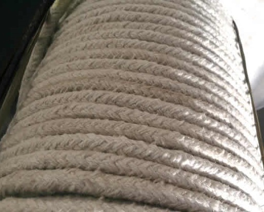 钢铁厂200kg体密的陶瓷纤维绳50*60mm